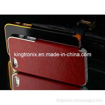 Flat Leather Skin Case for iPhone 5 (KT-11025)